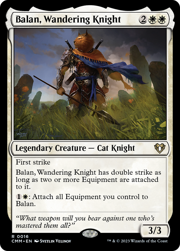 Balan, Wandering Knight [Commander Masters] | Impulse Games and Hobbies