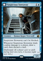 Suspicious Stowaway // Seafaring Werewolf [Innistrad: Midnight Hunt] | Impulse Games and Hobbies
