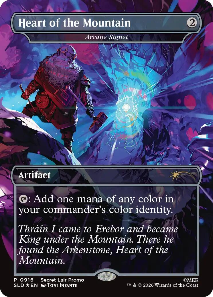 Heart of the Mountain - Arcane Signet [Secret Lair Drop Series] | Impulse Games and Hobbies