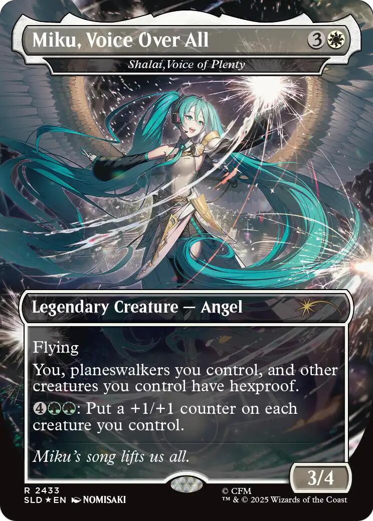 Miku, Voice Over All - Shalai, Voice of Plenty [Secret Lair Drop Series] | Impulse Games and Hobbies