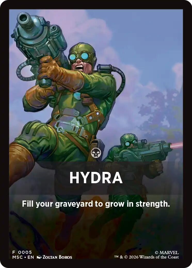 Hydra Theme Card (0005) [Marvel Super Heroes Commander] | Impulse Games and Hobbies