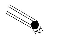 PLASTRUCT .040 HEXAGONAL STYRENE ROD | Impulse Games and Hobbies