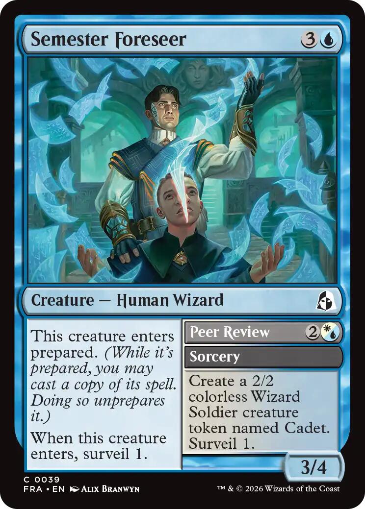 Semester Foreseer [Reality Fracture] | Impulse Games and Hobbies