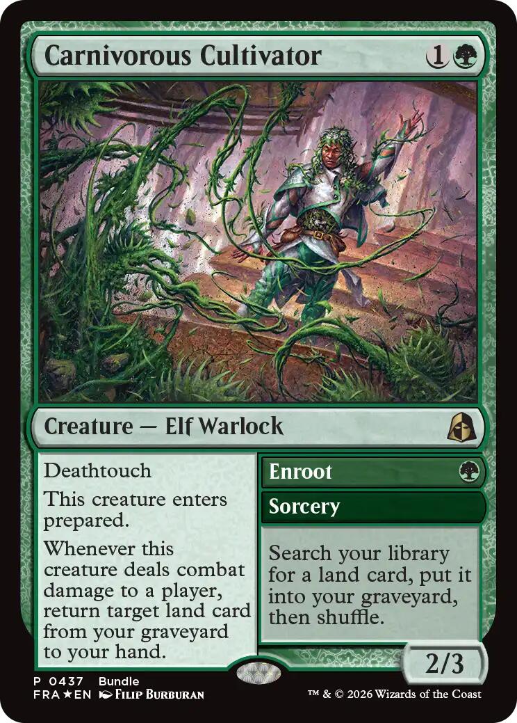 Carnivorous Cultivator (Bundle) [Reality Fracture Promos] | Impulse Games and Hobbies