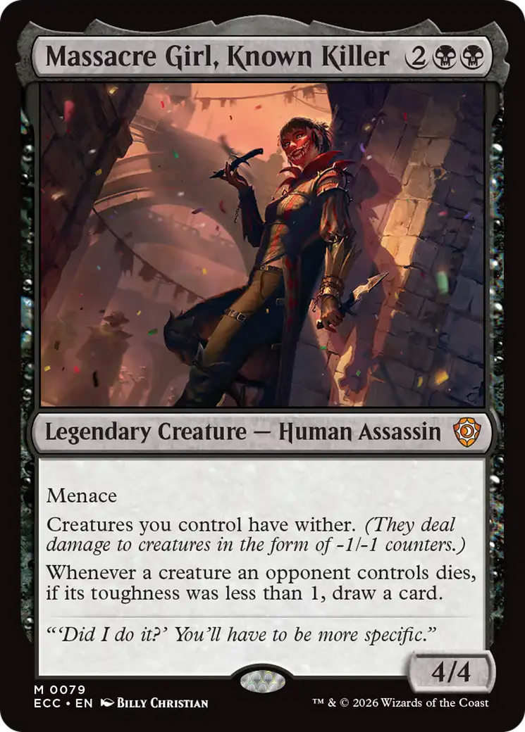 Massacre Girl, Known Killer [Lorwyn Eclipsed Commander] | Impulse Games and Hobbies