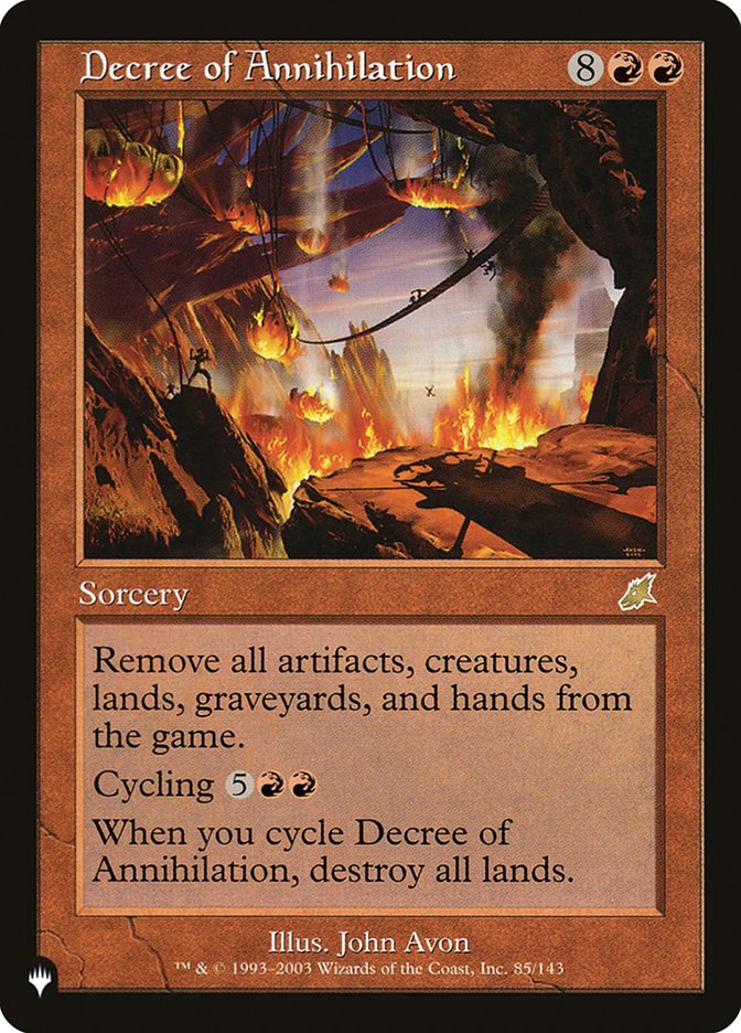 Decree of Annihilation [The List] | Impulse Games and Hobbies