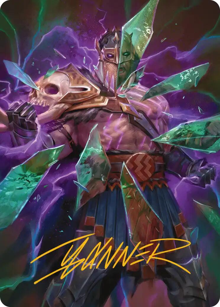 Rise of the Deathbringer Art Card (Gold-Stamped Signature) [Reality Fracture Art Series] | Impulse Games and Hobbies