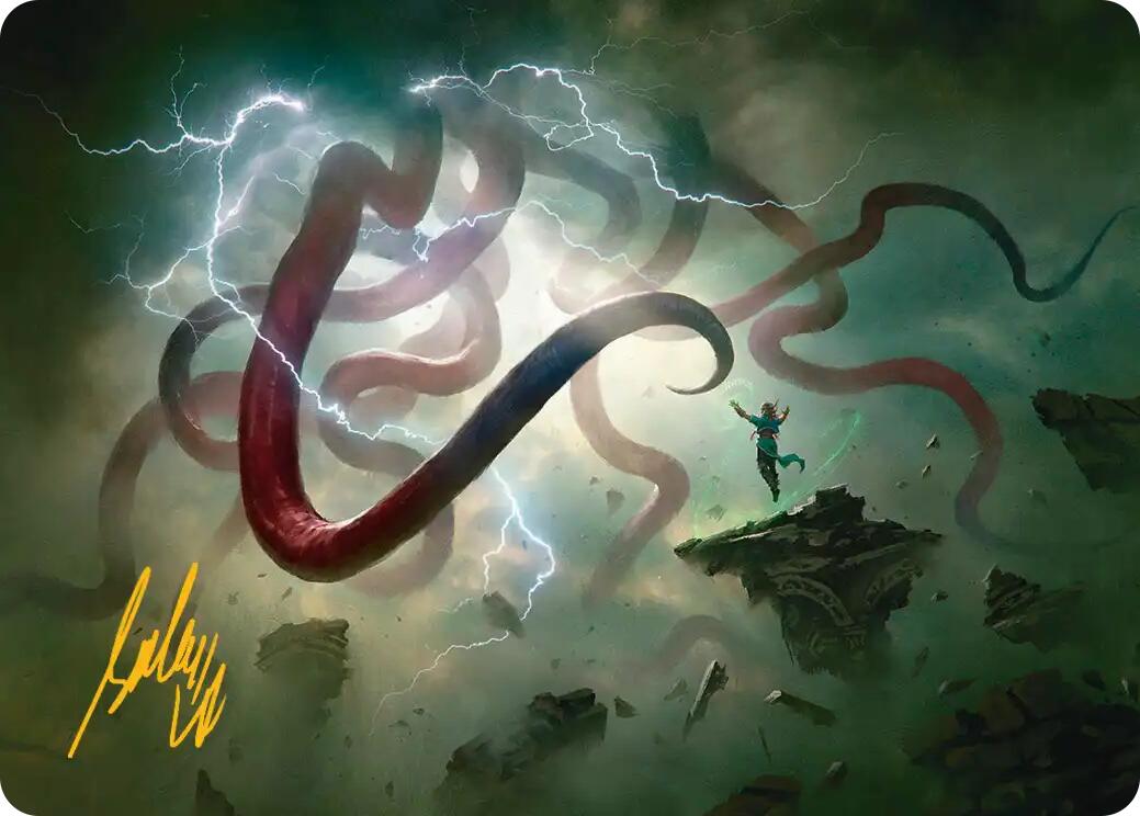 Omnipresence Art Card (Gold-Stamped Signature) [Reality Fracture Art Series] | Impulse Games and Hobbies