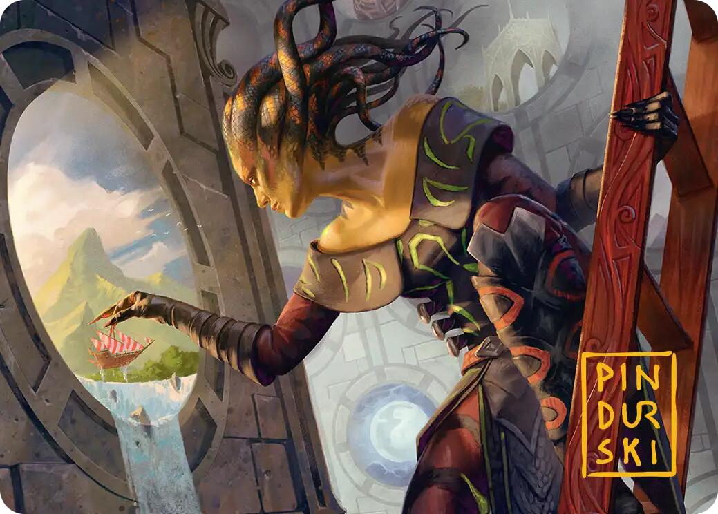 Something Worth Saving Art Card (Gold-Stamped Signature) [Reality Fracture Art Series] | Impulse Games and Hobbies