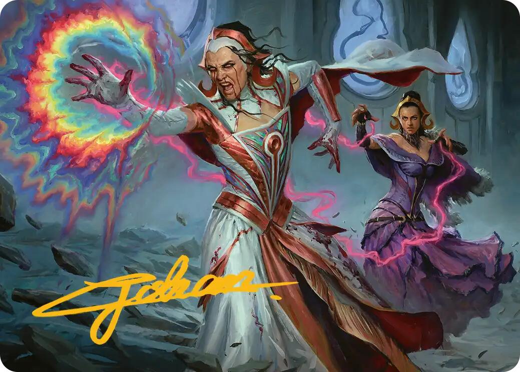 Vindictive Triumph Art Card (Gold-Stamped Signature) [Reality Fracture Art Series] | Impulse Games and Hobbies