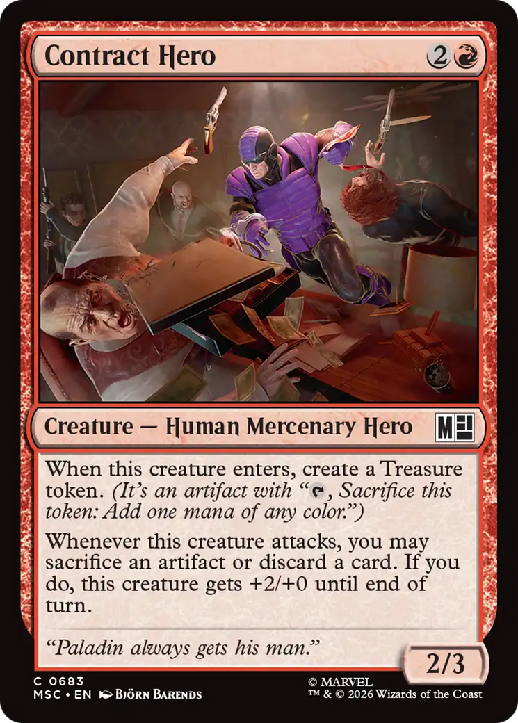Contract Hero [Marvel Super Heroes Commander] | Impulse Games and Hobbies