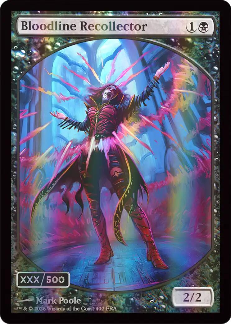 Bloodline Recollector (Retro Frame) (Serial Numbered) (Double Rainbow Foil) [Reality Fracture] | Impulse Games and Hobbies