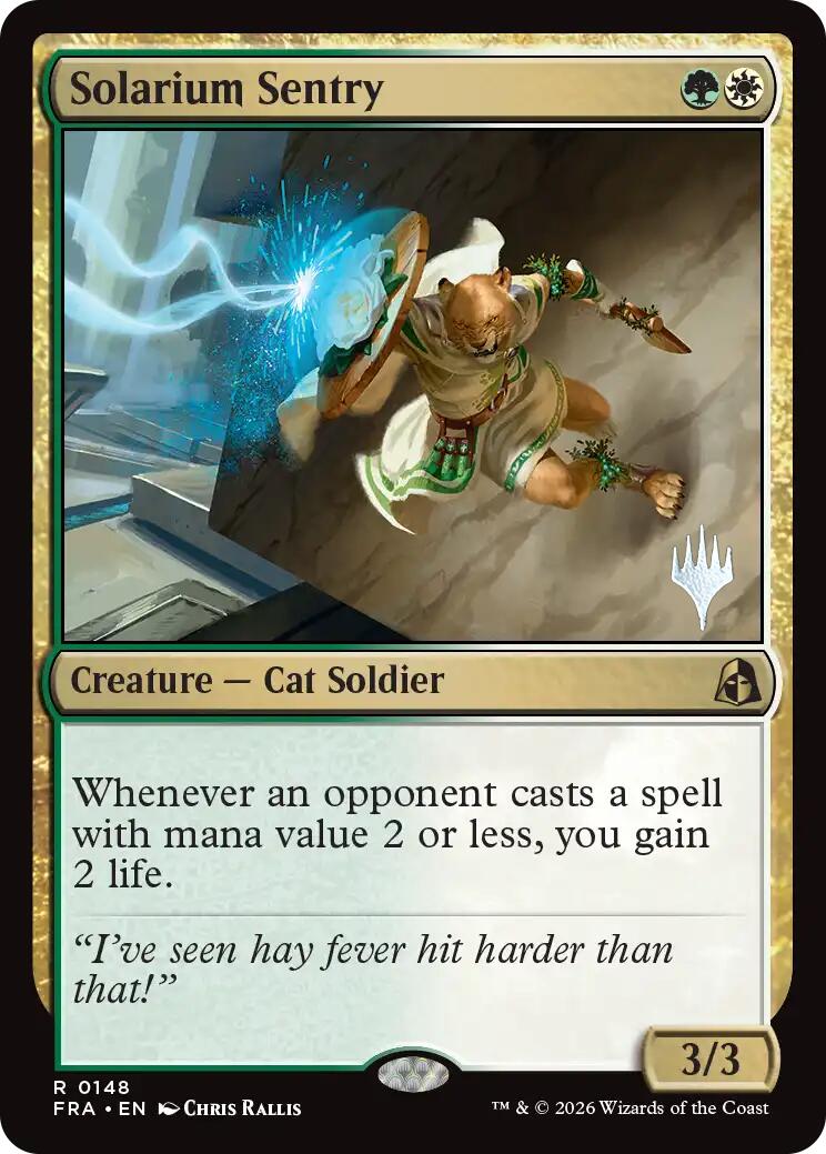 Solarium Sentry [Reality Fracture Promos] | Impulse Games and Hobbies