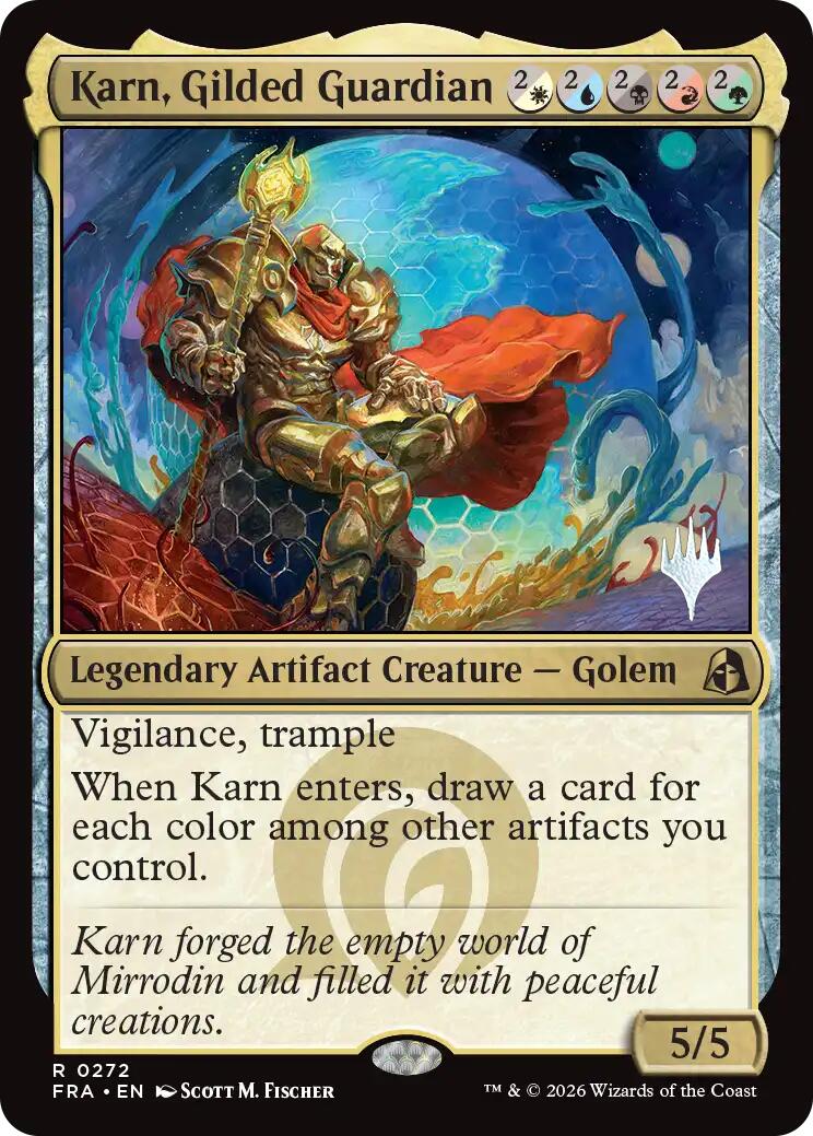 Karn, Gilded Guardian [Reality Fracture Promos] | Impulse Games and Hobbies