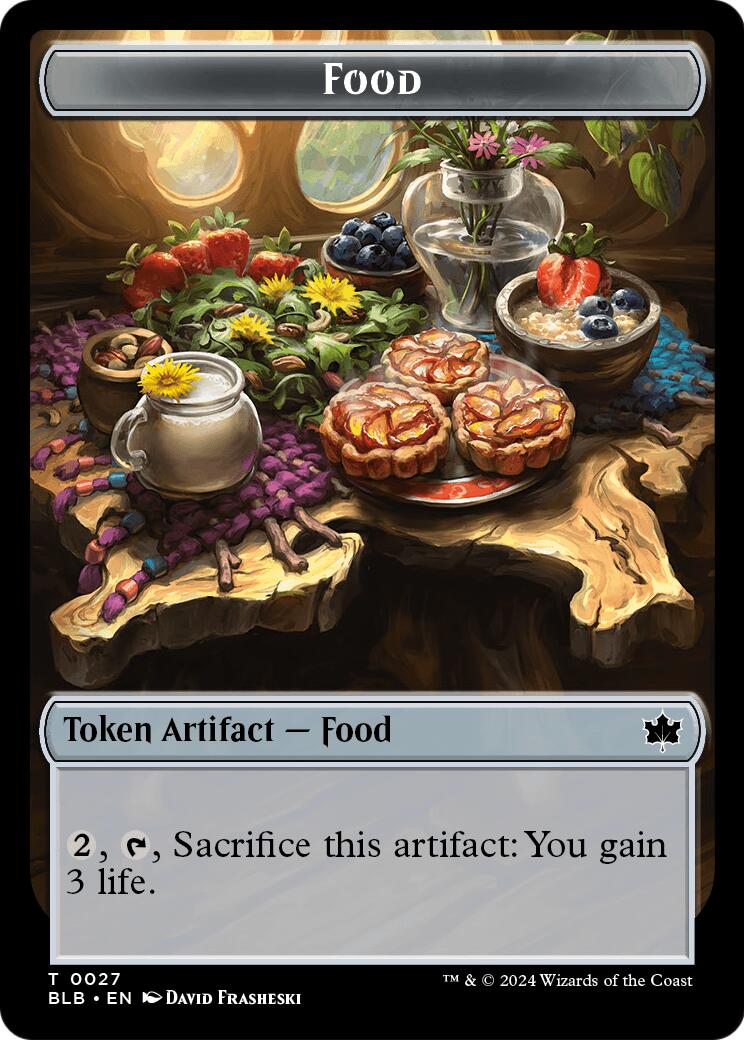 Treasure // Food Double-Sided Token [Secrets of Strixhaven Tokens] | Impulse Games and Hobbies