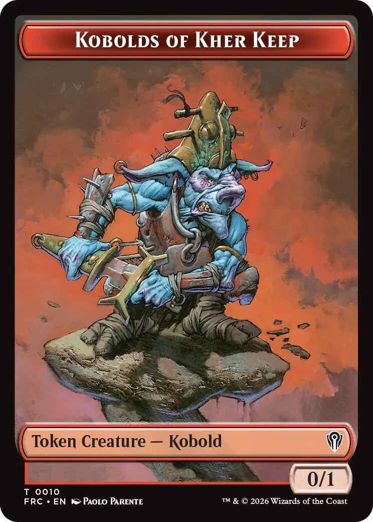 Kobolds of Kher Keep // Phyrexian Mite Double-Sided Token [Reality Fracture Commander Tokens] | Impulse Games and Hobbies
