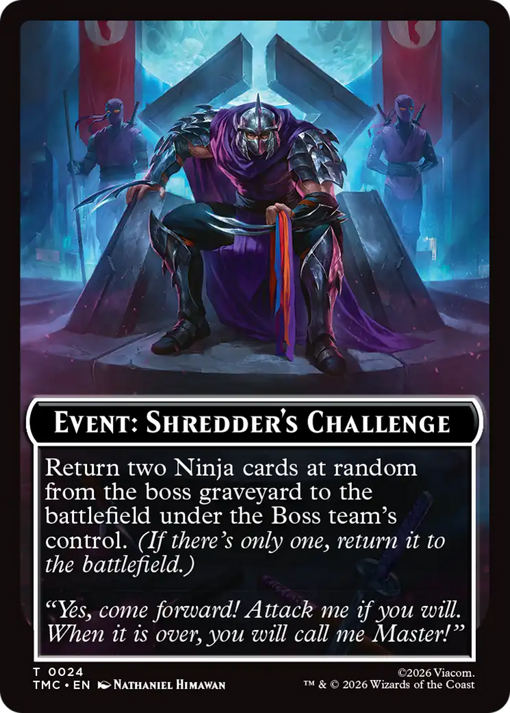 Event: Shredder's Challenge [Teenage Mutant Ninja Turtles Commander Tokens] | Impulse Games and Hobbies
