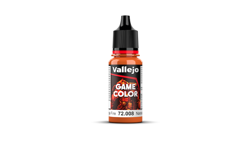 VALLEJO GAME COLOUR ORANGE FIRE 17ML | Impulse Games and Hobbies