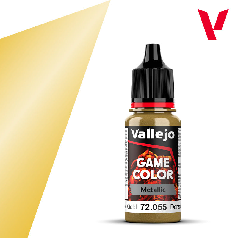 VALLEJO GAME COLOUR METALLIC POLISHED GOLD 18ML | Impulse Games and Hobbies