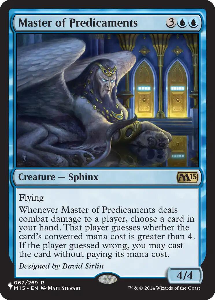 Master of Predicaments [The List] | Impulse Games and Hobbies