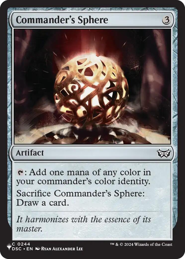 Commander's Sphere (DSC) [The List] | Impulse Games and Hobbies