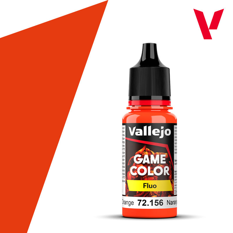 VALLEJO GAME COLOUR FLOURESCENT ORANGE 18ML | Impulse Games and Hobbies