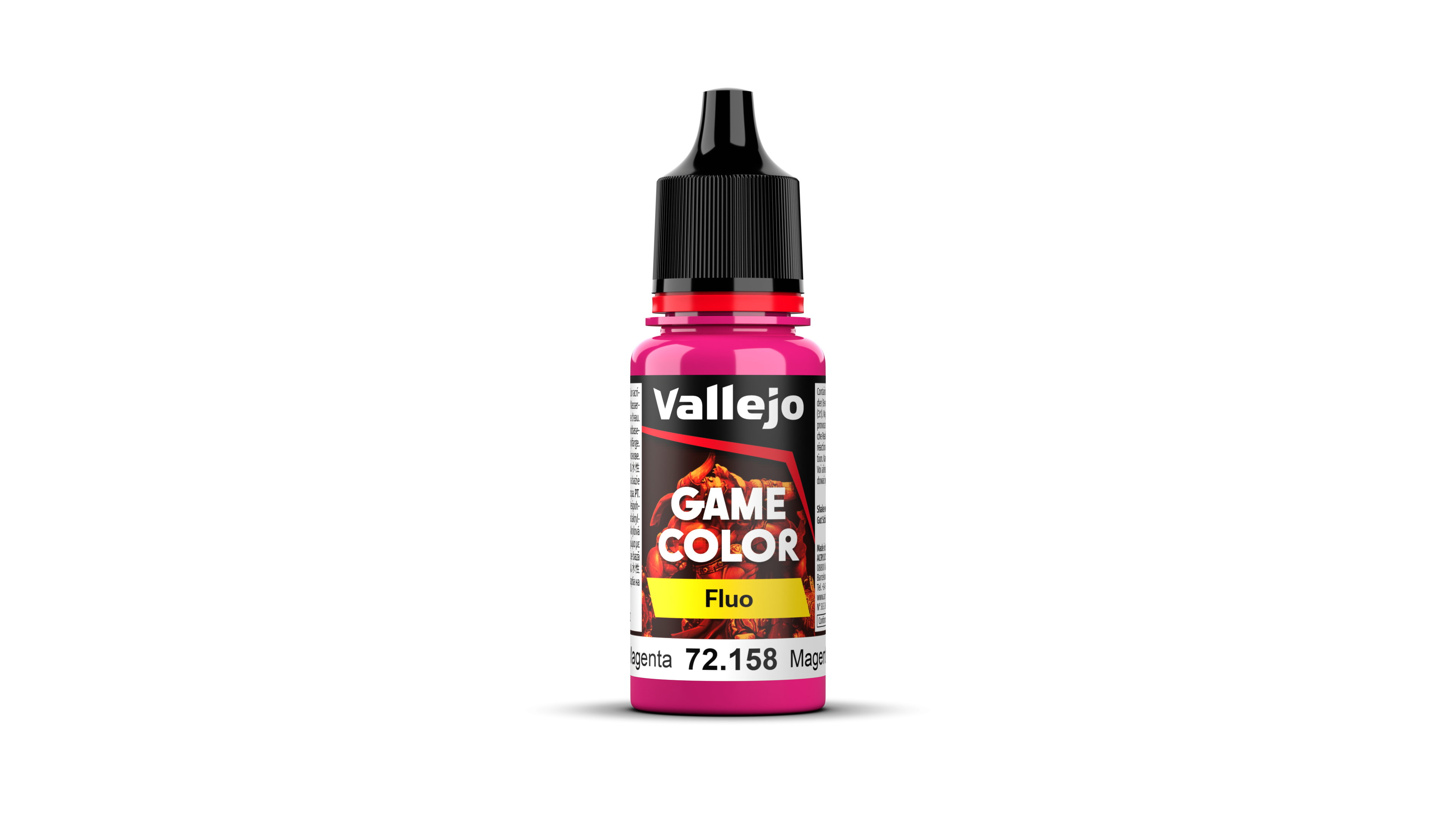 VALLEJO GAME COLOUR FLUORESCENT MAGENTA 17ML | Impulse Games and Hobbies