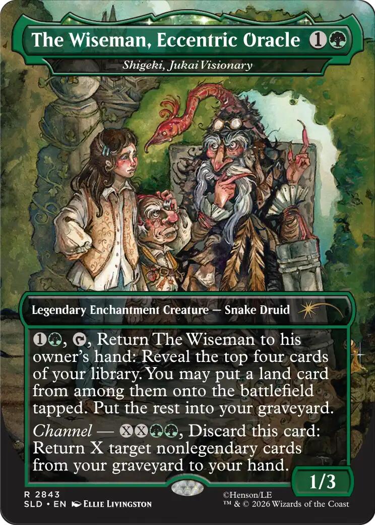 The Wiseman, Eccentric Oracle - Shigeki, Jukai Visionary [Secret Lair Drop Series] | Impulse Games and Hobbies