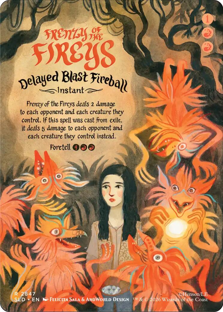 Frenzy of the Fireys - Delayed Blast Fireball [Secret Lair Drop Series] | Impulse Games and Hobbies