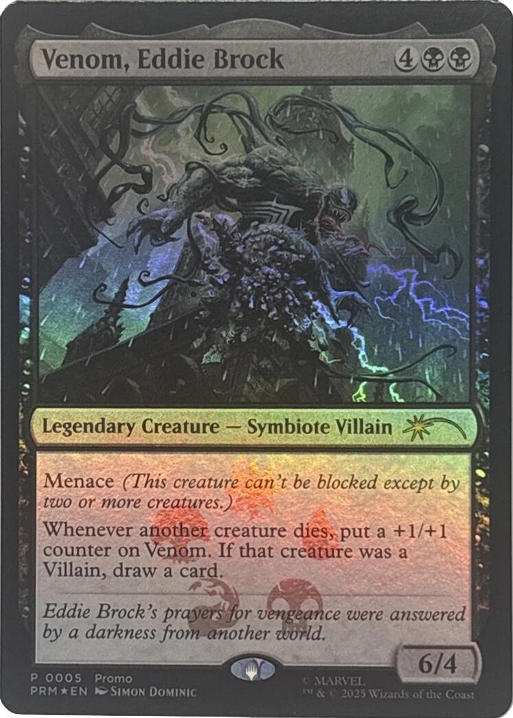 Venom, Eddie Brock [Marvel Super Heroes Promos] | Impulse Games and Hobbies