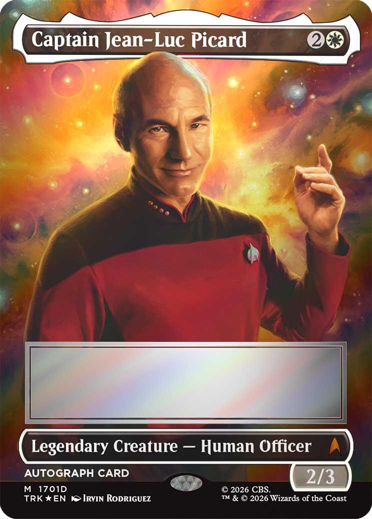 Captain Jean-Luc Picard (Borderless) (Signed) [Star Trek] | Impulse Games and Hobbies