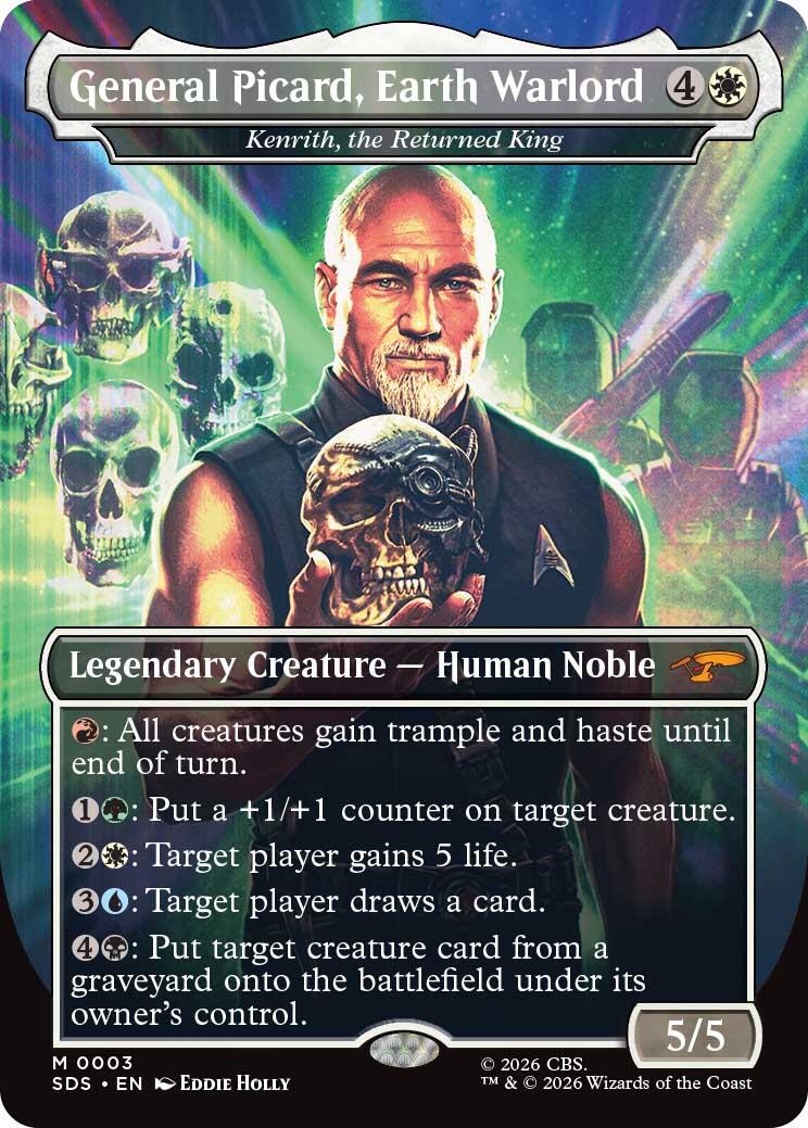 General Picard, Earth Warlord - Kenrith, the Returned King (Borderless) [Star Trek: Stardates] | Impulse Games and Hobbies