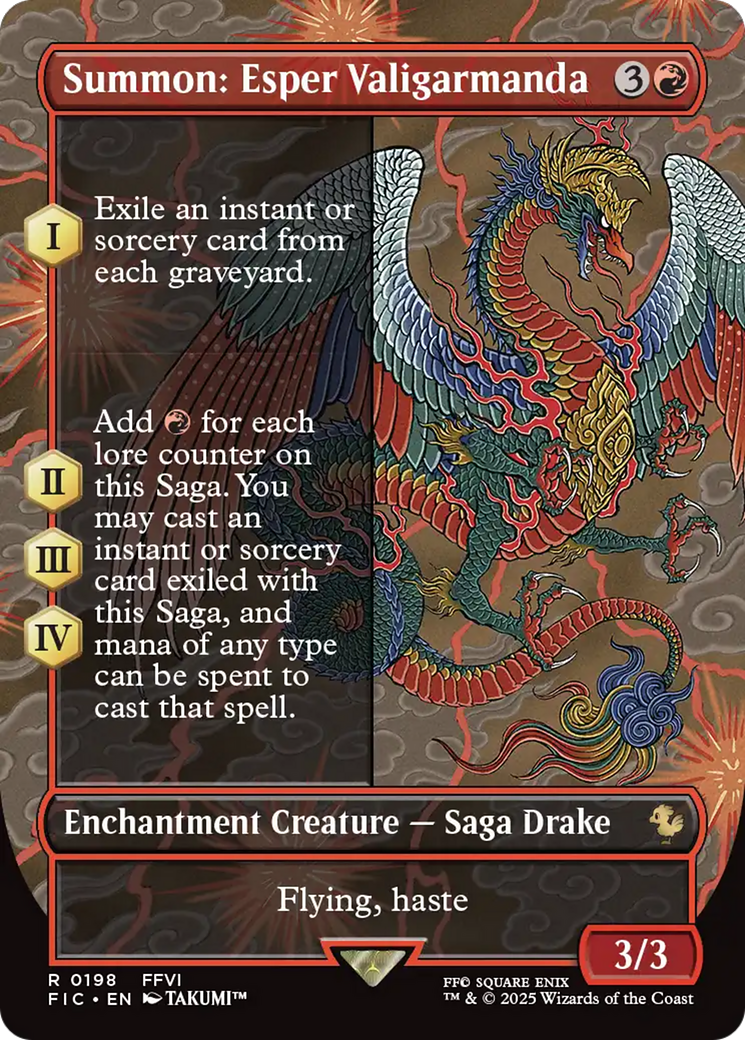 Summon: Esper Valigarmanda (Borderless) [FINAL FANTASY Commander] | Impulse Games and Hobbies