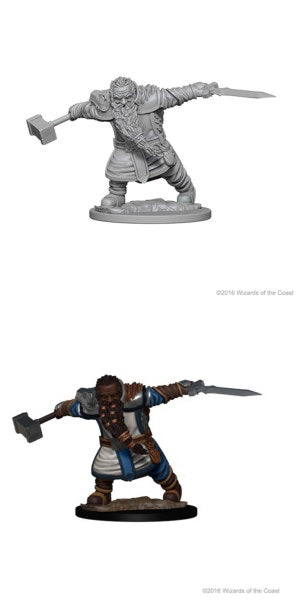 DND Unpainted Minis WV1 Dwarf Male Fighter | Impulse Games and Hobbies