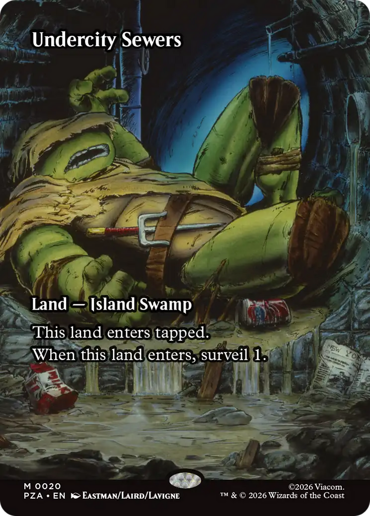 Undercity Sewers (Borderless) [Teenage Mutant Ninja Turtles Eternal-Legal] | Impulse Games and Hobbies
