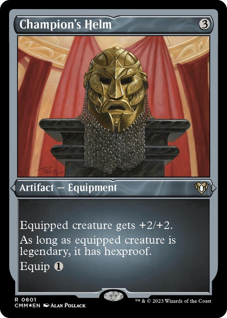 Champion's Helm (Foil Etched) [Commander Masters] | Impulse Games and Hobbies