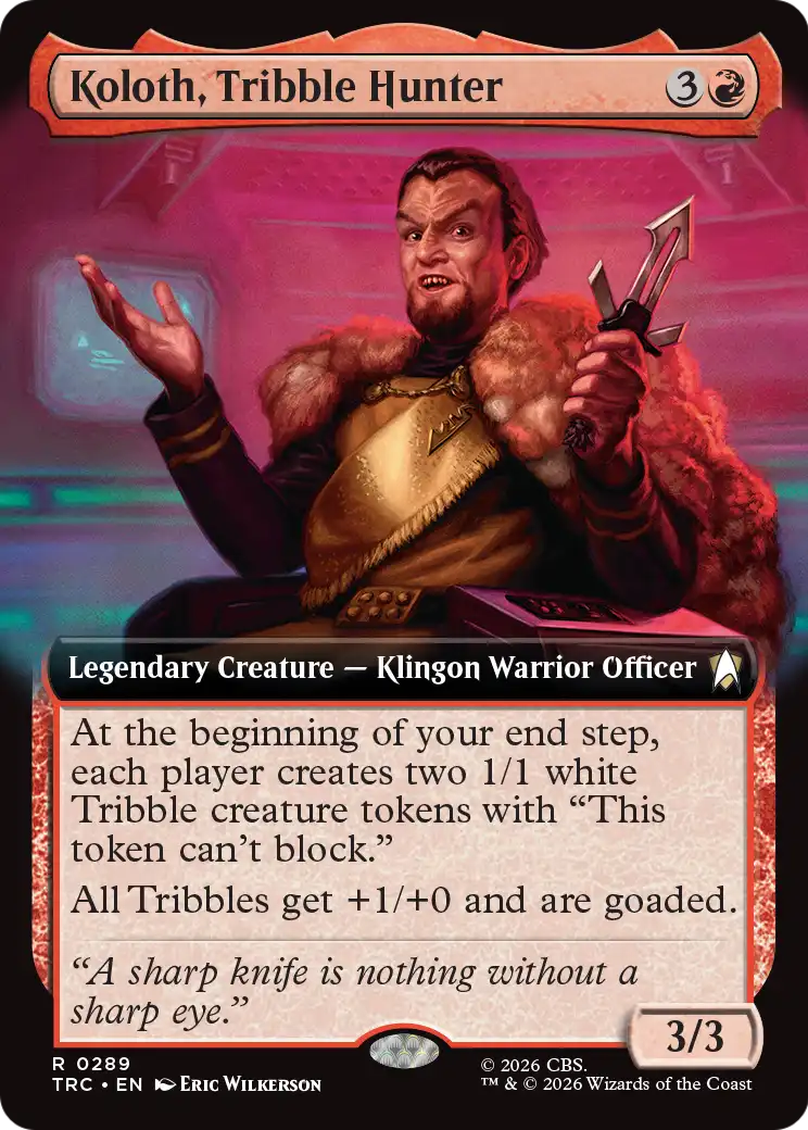 Koloth, Tribble Hunter (Extended Art) [Star Trek] | Impulse Games and Hobbies