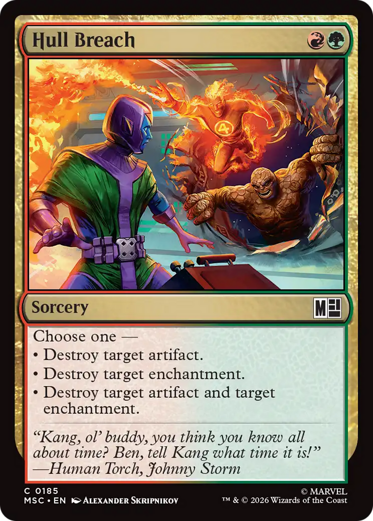 Hull Breach (Surge Foil) [Marvel Super Heroes Commander] | Impulse Games and Hobbies