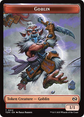 Dog // Goblin Double-Sided Token [Tarkir: Dragonstorm Commander Tokens] | Impulse Games and Hobbies