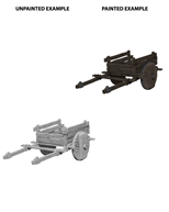 WIZKIDS UNPAINTED MINIS WV4 TWO WHEEL CART | Impulse Games and Hobbies