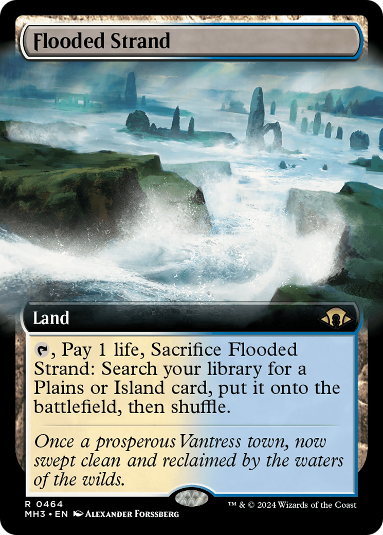 Flooded Strand (Extended Art) [Modern Horizons 3] | Impulse Games and Hobbies