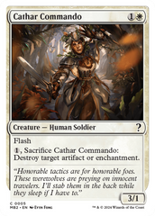 Cathar Commando (White Border) [Mystery Booster 2] | Impulse Games and Hobbies