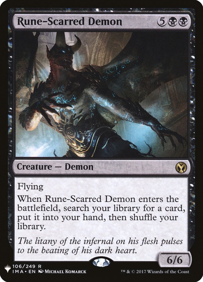 Rune-Scarred Demon [Mystery Booster] | Impulse Games and Hobbies