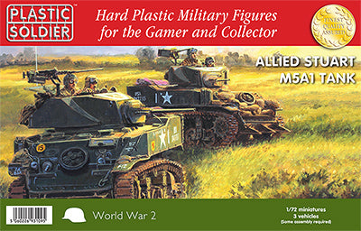 Plastic Soldier Company - Stuart M5 Tank x3 - 1/72 | Impulse Games and Hobbies