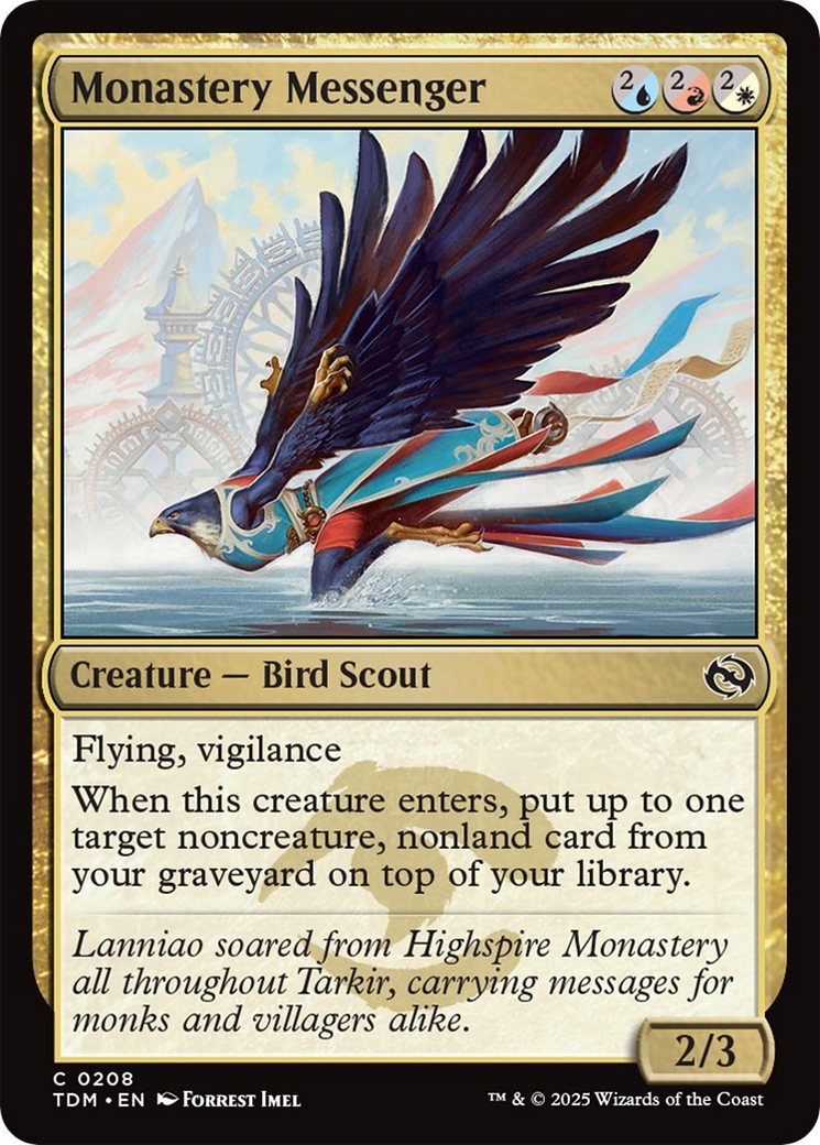 Monastery Messenger [Tarkir: Dragonstorm] | Impulse Games and Hobbies