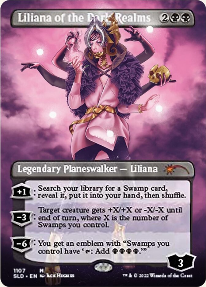 Liliana of the Dark Realms (Borderless) [Secret Lair Drop Series] | Impulse Games and Hobbies