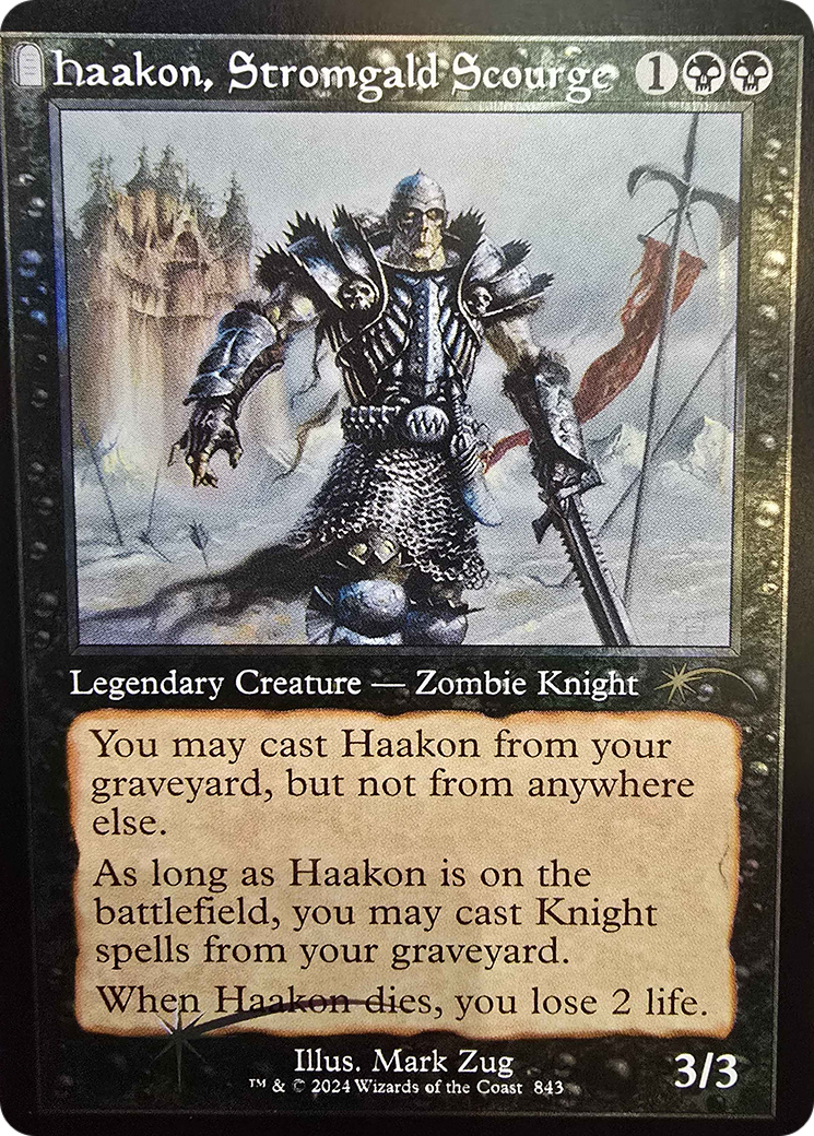Haakon, Stromgald Scourge (Retro Frame) [Secret Lair Drop Series] | Impulse Games and Hobbies