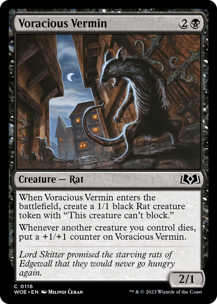 Voracious Vermin [Wilds of Eldraine] | Impulse Games and Hobbies