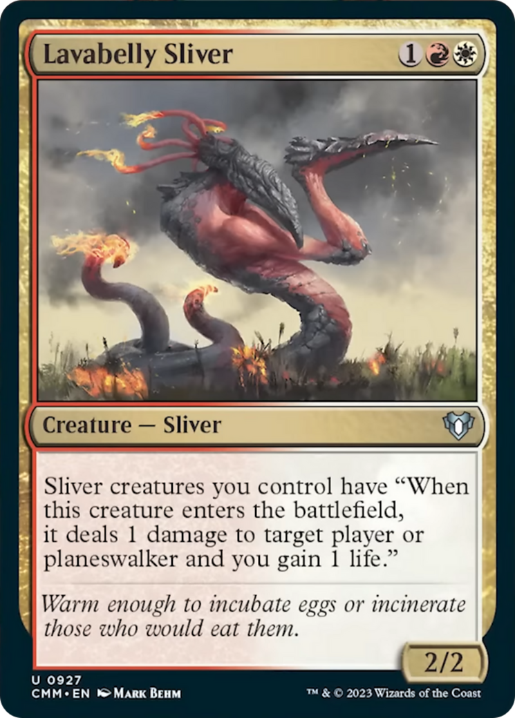 Lavabelly Sliver [Commander Masters] | Impulse Games and Hobbies