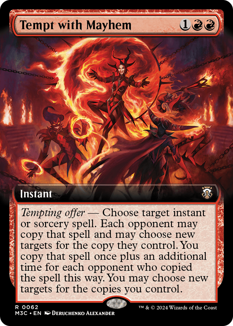 Tempt with Mayhem (Extended Art) [Modern Horizons 3 Commander] | Impulse Games and Hobbies